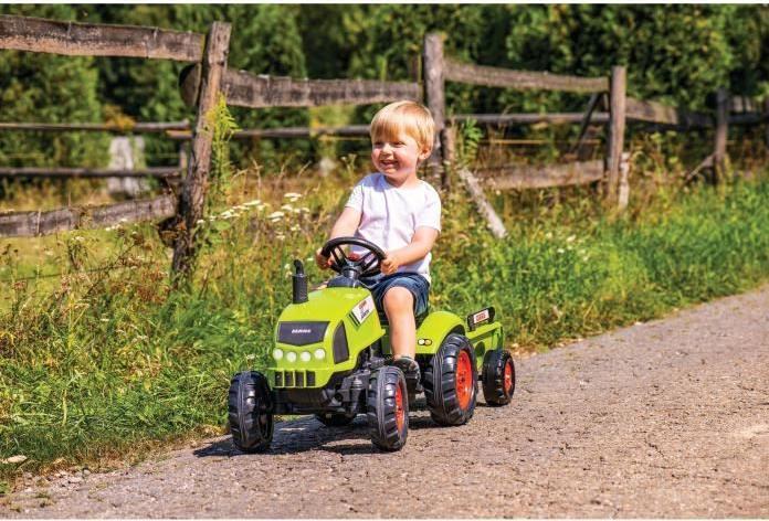 Productafbeelding Falk Toys Claas trekker + aanhangwagen M