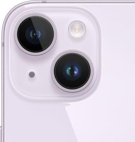 Produktbild Re!commerce iPhone 14 (128 GB, Violett, Purple, 6.10", 12 Mpx, SIM + eSIM, A / Wie neu)