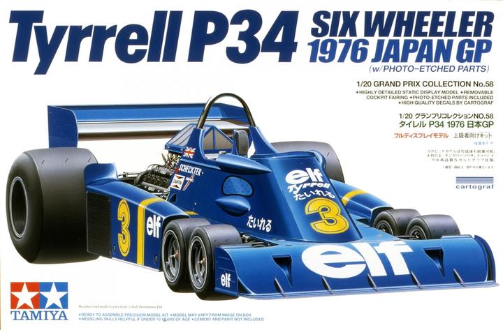 Image du produit Tamiya 1:20 Tyrrell P34 '76 JPGP m. PE