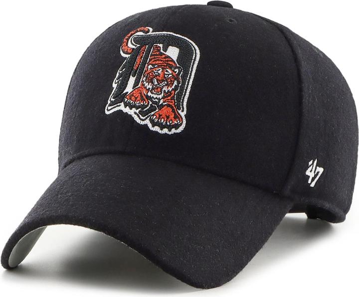 47 Brand Curved Strapback Cap - MELTON Detroit Tigers Retro