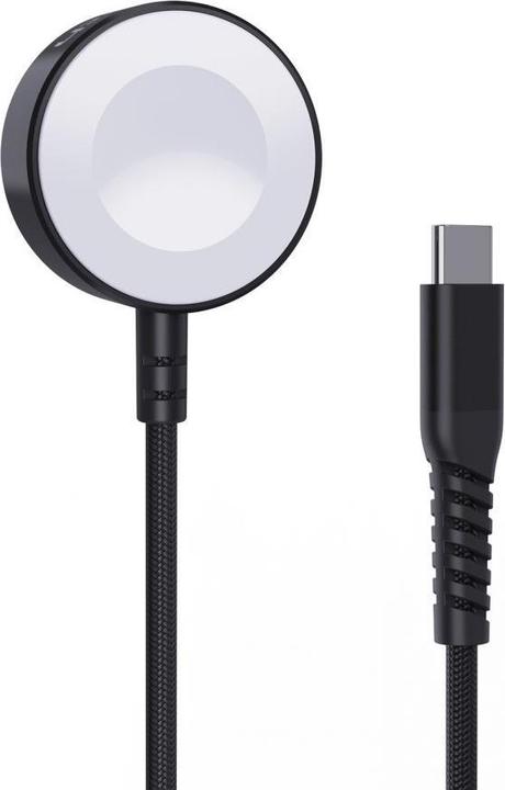 Image du produit Choetech T319 MFI 5W chargeur sans fil pour Apple Watch + câble USB-C - noir (5 W)