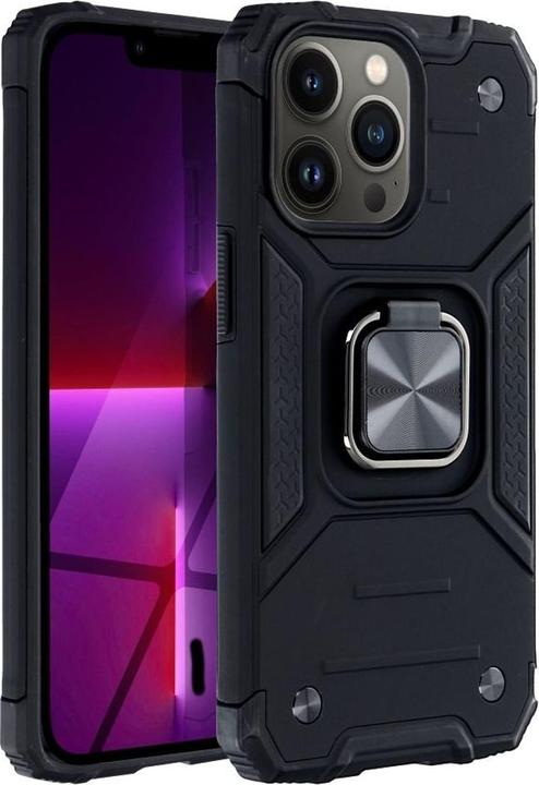Produktbild König Design Hülle Handy Schutz für Apple iPhone 12 13 14 Pro Max Outdoor Case Cover Bumper (Apple iPhone 12, Realme 12 Pro+)