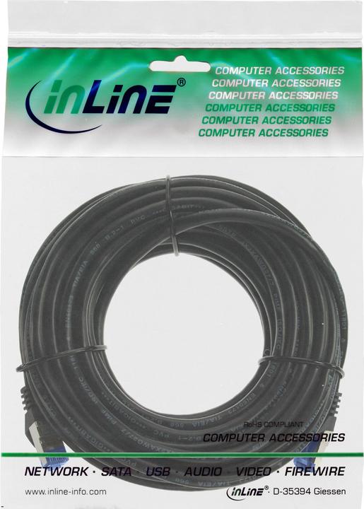 Produktbild InLine Patchkabel armiert (S/UTP, CAT6a, 15 m)
