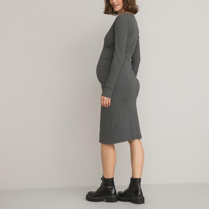 Image du produit La Redoute Collections Robe de grossesse portefeuille (L)