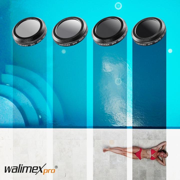 Image du produit Walimex pro par jeu de filtres à bourdons (Filtres pour drones, DJI Mavic 2 Zoom)