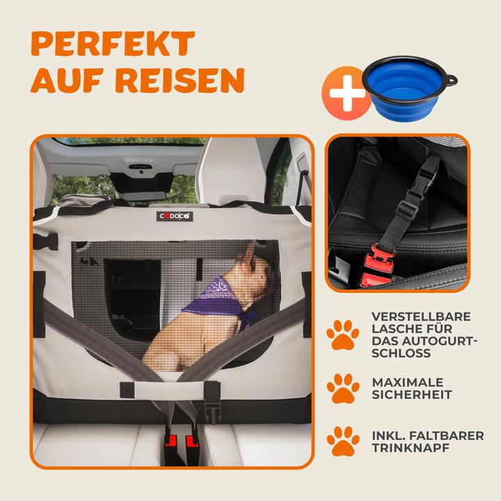 Produktbild Cadoca Hundetransportbox (Hund, Atmungsaktiv)
