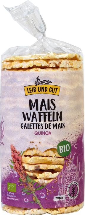 Produktbild Leib und Gut Maiswaffeln mit Quinoa BIO (120 g)