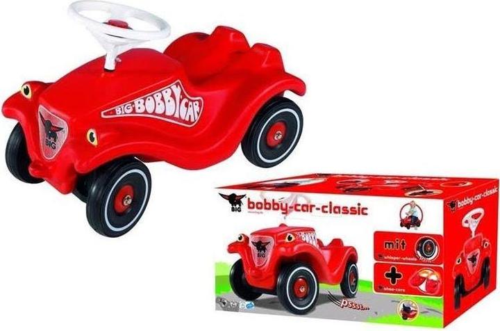 Produktbild BIG Bobby-Car mit Flüsterreifen und roten Schuhschützern