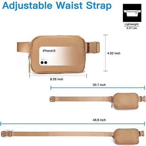 Actual product image Only-Bags.Store Fanny Pack Fanny Pack, Sport Fashion Hip Bags Chest Bag Shoulder Bag Crossbody Bag with