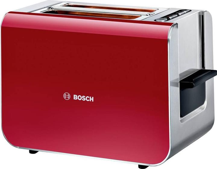 Productafbeelding Bosch Hausgeräte Compact broodrooster, Styline, rood, TAT8614N (EU-stekker)