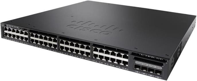 Actual product image Cisco Catalyst 3650 48 Port (52 Ports)