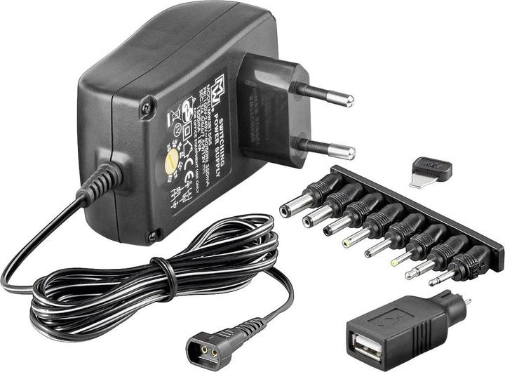 Goobay Alimentation électrique universelle 3 V - 12 V 1,5A