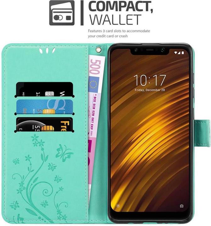 Immagine prodotto Cadorabo Copertina del libro di fiori (Xiaomi Pocophone F1)