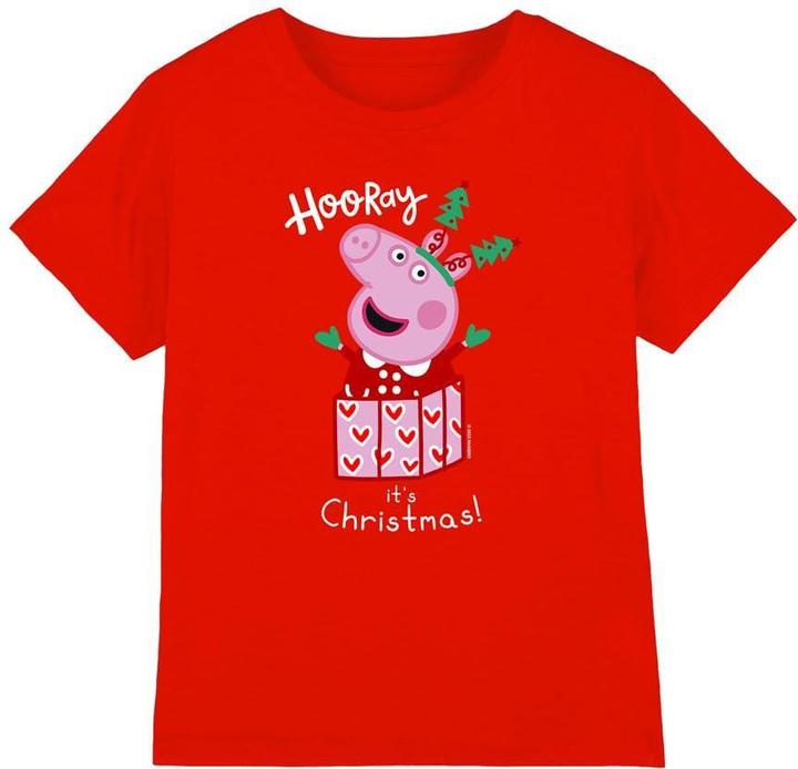 Peppa Pig TShirt weihnachtliches Design (128)