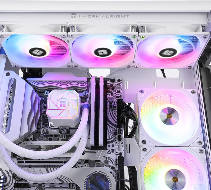 Produktbild Thermalright Aqua Elite 360 V3 Processor All-in-one liquid cooler 12 cm White 1 pc(s)