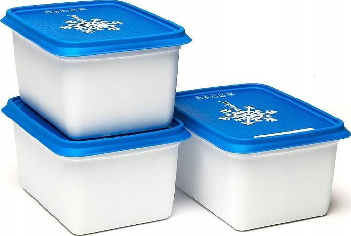 Produktbild Merkloos Tiefkühlbehälter 1000 ml set mit 3 Stücken (1 l)