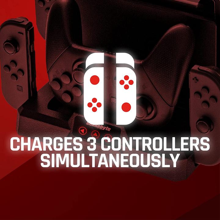 Produktbild Snakebyte DUAL CHARGE:BASE S (SWITCH) Videospiel-Zubehör (Switch)
