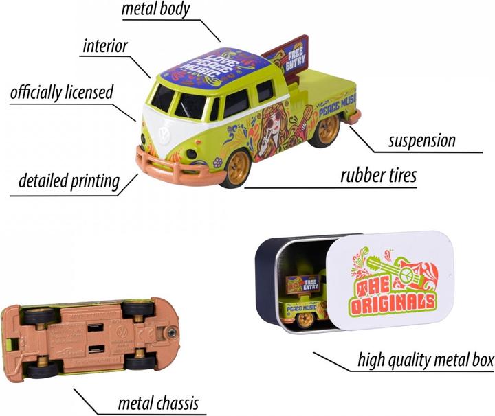 Produktbild Majorette VW The Originals Deluxe Cars