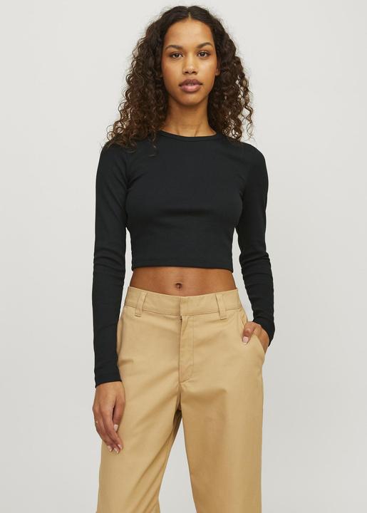 Produktbild JJXX Geripptes Crop Langarmshirt (XS)