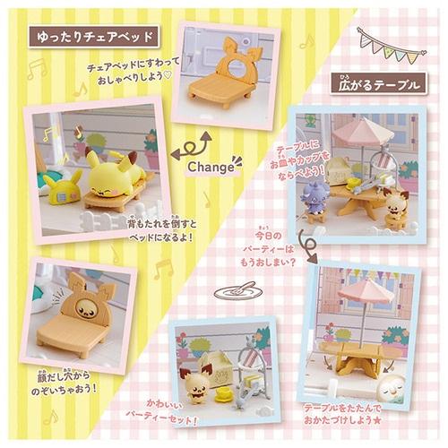 Image du produit Pokémon Maison PokePeace - Set de jardin Let's Party