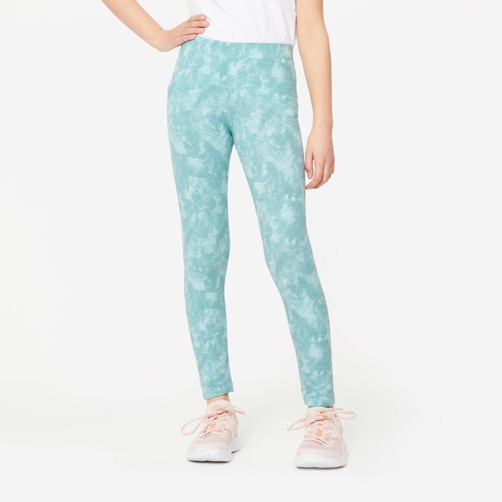 Immagine prodotto Decathlon Leggings bambino in cotone - stampa cachi (122)