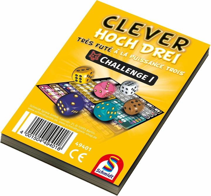 Produktbild Schmidt Spiele Clever hoch Drei Zusatzblock (Deutsch)