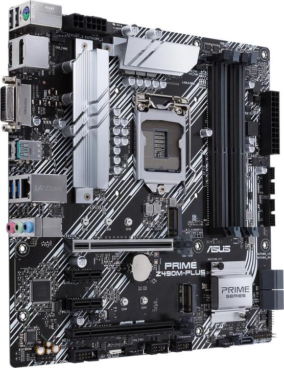 Produktbild ASUS PRIME Z490M-PLUS (LGA 1200, Intel Z490, mATX)