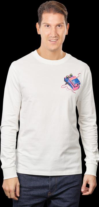 Scotch & Soda Regular Fit T-Shirt Long Sleeve White