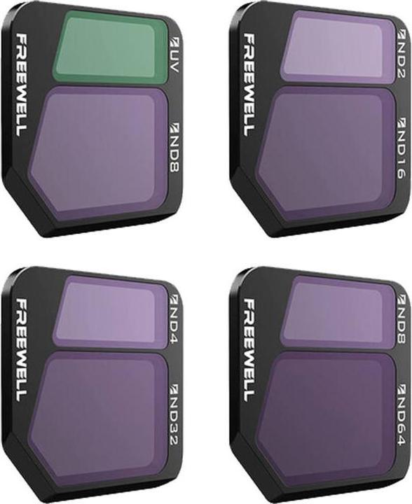 Freewell Set of 4 filters Split ND for DJI Mavic 3 (Drone filters, DJI Mavic 3)