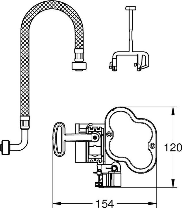 Image du produit Grohe Électronique sans fil Module de réception radio pour WC 868,4 MHz