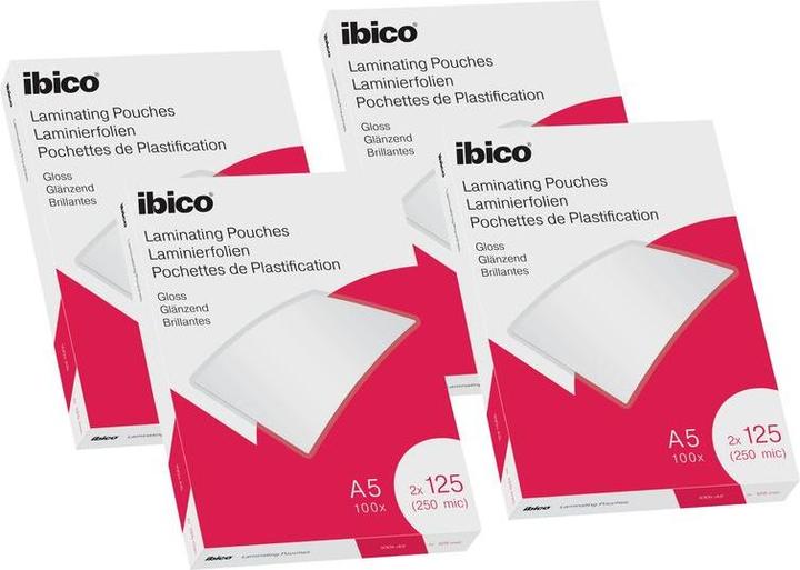 Immagine prodotto Ibico Lamina di laminazione A5, 125 µm 100 pezzi (A5, 100 Pezzo/i, 125 µm)