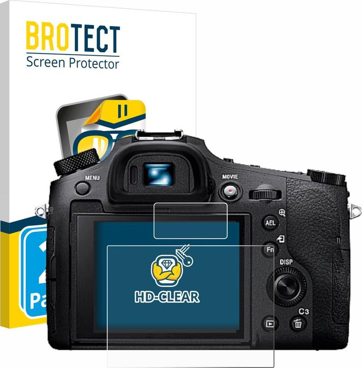BROTECT Schutzfolie Displayschutz Klar (Displayschutz, Cyber-Shot DSC-RX10 IV)