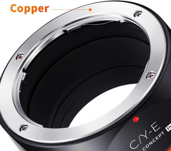Actual product image K&F Concept M14115 High Precision Lens Adapter Mount, C/Y-NEX
