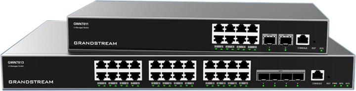 Produktbild Grandstream GWN7813 Layer-3 Managed Switch 24-Port (24 Ports)