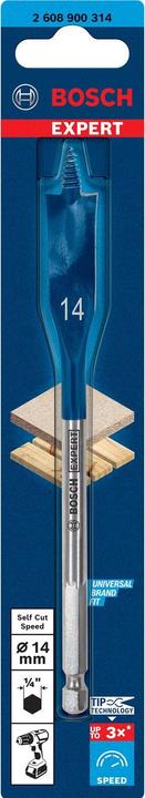 Produktbild Bosch Professional Zubehör Expert Self Cut Speed Flachfräsbohrer (14 Millimeter)