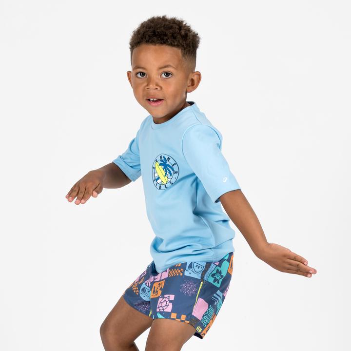 Image du produit Olaian T-shirt anti UV surf Junior - 100 bleu ciel