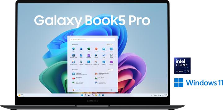Immagine prodotto Samsung Galaxy Book5 Pro (16", Intel Core Ultra 7 258V, 32 GB, 1000 GB, DE)