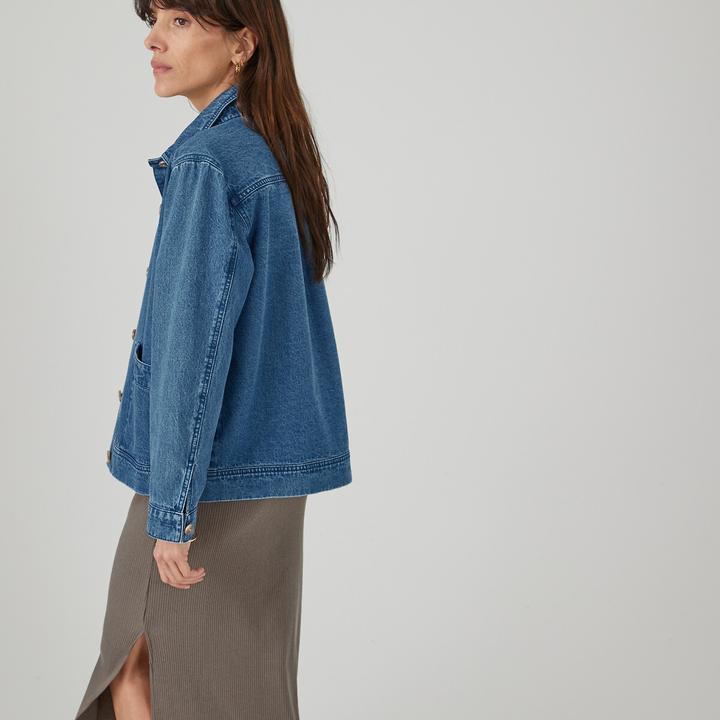 Produktbild La Redoute Collections Jeansjacke mit Knöpfen Signature (38, XS)