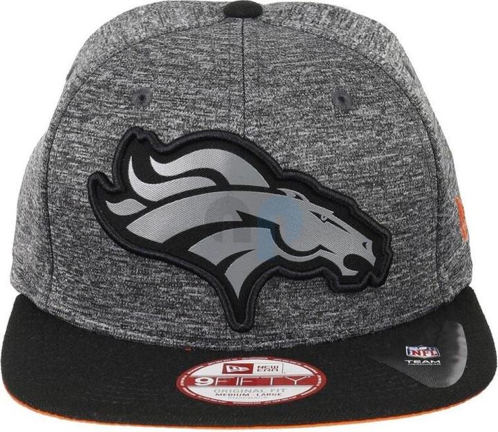 Actual product image New Era NFL - Denver Broncos - Grey Collection 9Fifty Snapback Cap Grey SM (54, 55, 56, 57)