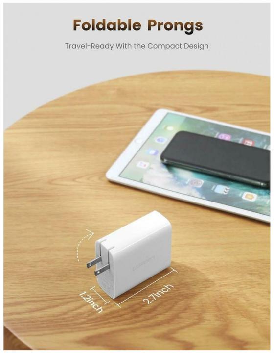 Actual product image Ugreen USB-C 36W PD charger 2 port (36 W)