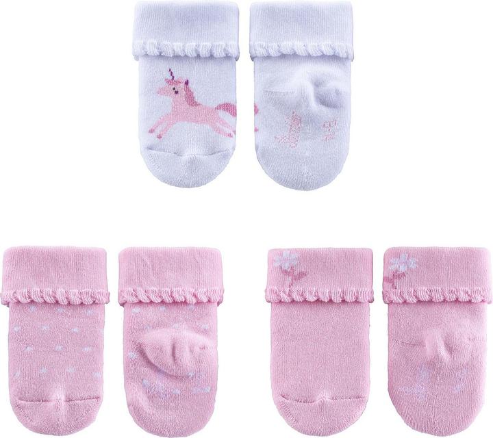 Image du produit Sterntaler Lot de 3 chaussettes pour bébé Licorne (Lot de 3, 17 - 18)