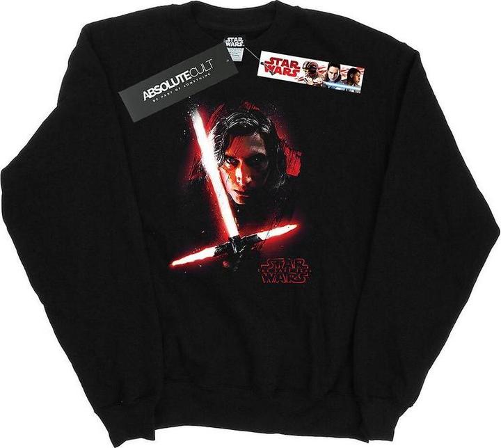 Actual product image Star Wars Mens Kylo Ren Brushed Cotton Sweatshirt (L)
