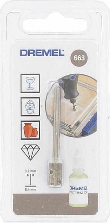 Produktbild Dremel Diamant-Glasbohrer Ø 6,4 mm