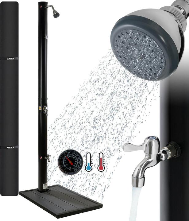 Actual product image Arebos Solar shower