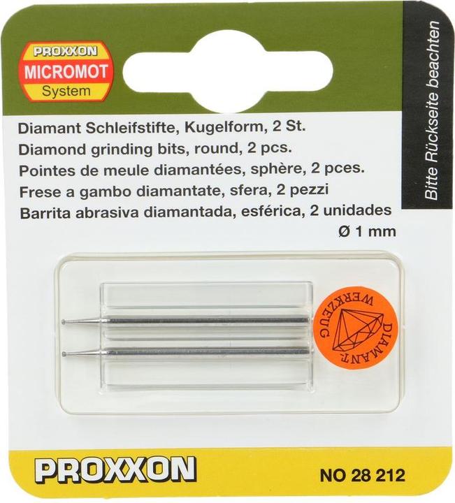 Produktbild Proxxon Diamantschleifstift Kugel 1.0 mm (K1'000)