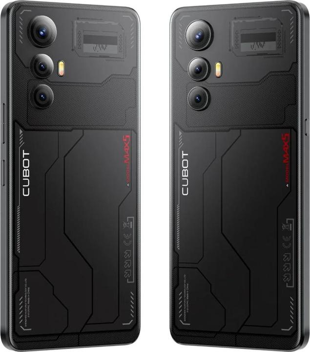 Actual product image Cubot Max 5 (5G) 256/12 Black EU (256 GB, Black, 6.90", Dual SIM, 100 Mpx, 4G)