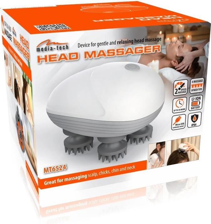 Immagine prodotto Media-Tech MT6524 Massaggiatore per la testa