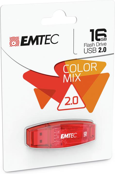 Image du produit Emtec C410 Color Mix (16 Go, USB-A)