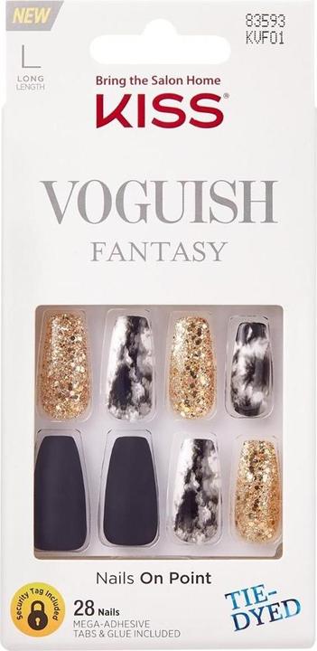 Produktbild KISS Adhesive nails voguish fantasy nails new york 28 pcs (Nagelstyling Set)