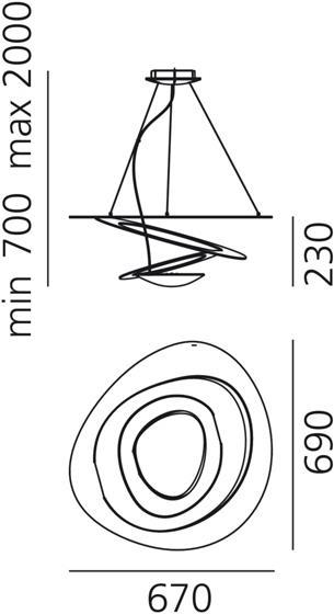 Immagine prodotto Artemide Pirce Mini (3097 lm)